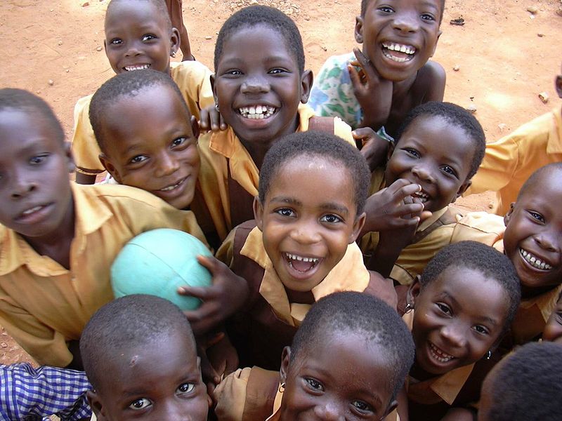 Children from Ghana. Image by Wolfgang Blum